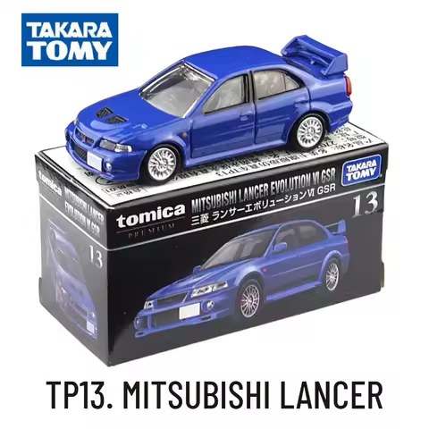 Takara Tomy Tomica Premium TP, MITSUBISHI LANCER Scale Car Model Replica Collection, Xmas Gift Toys