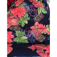 TO12 - Large, thick floral canvas/linen, size 1,45m x 3.3m