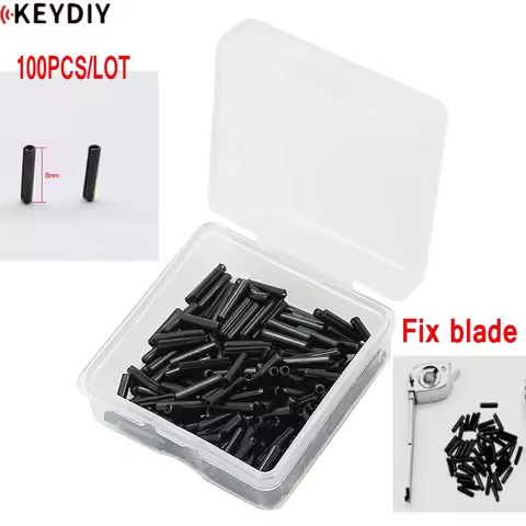100PCS X Remote Control Key Blank Fixed Pin 1.6MM PIN Fixed for Folding Remote Key Blade L:8MM D:1.6