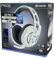 Nacon - PS5/ PS4/ PC/ Switch/ Xbox RIG 600 PRO HS 雙無線多平台電競耳機 (白) [香港行貨]
