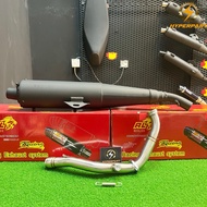 RED LEO RACING EXHAUST  CUTTING STANDARD Y16 BLACK PRESSURE