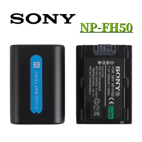 Original Battery for Sony NP-FH30 NP-FH40 NP-FH50 NP-FH70 NP-FH100 and DSC-HX1 HX100V HX200 HX200V D