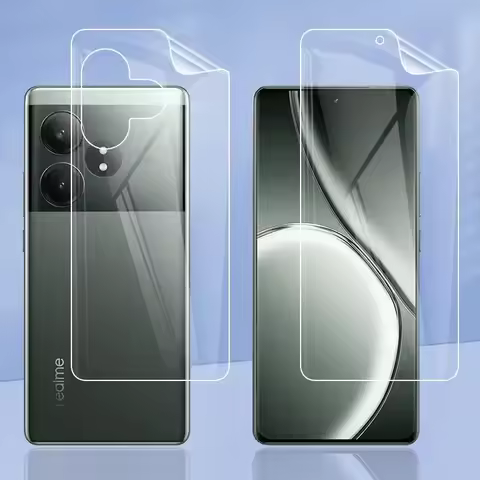 4PCS Matte Hydrogel Film for Realme GT 6 6T GT6 Screen Protector for Realme GT Neo 6 SE 6SE Front an