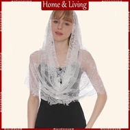 AOTO Lace for Head Scarf For Church Mantilla Lace Scarf Chapel Veil Catholic Mass Spanish Mantillas 