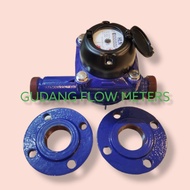 JUAL FLOW METER AIR LIMBAH MERK HLN 1 1/2 INCH DN40MM