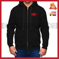 Zip Hoodie Cotton Umbro Sweatshirt Baju Sulam Pakaian Murah Sale Vintage Fashion Sportswear Streetwe