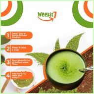 ℗ ✲ ۞ ❈ Weekit7 Barley Grass Powder Original Natural Organic Herbal Nation Barley Juice FDA Approve