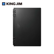KING JIM TEFRENU BiZ商務用活頁線圈本筆記本/ A5/ 黑色/ 9854TEB-BK