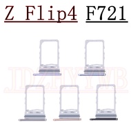 Sim Card Reader Holder Dual Single Chip Tray Holder Slot Adapter For Samsung Galaxy Z Flip4 F721B F7