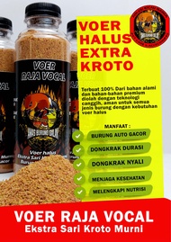 VOER RAJA VOCAL EKSTRA SARI KROTO UNTUK MURAI KACER JALAK PLECI 175 GRAM