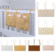 【High Cost-Performance】 Baby Bedside Storage Bag Baby Crib Organizer Hanging Bag For Baby Multi-Purpose Newborn Bed Hanging Diaper Toy Tissue