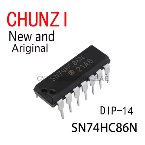 10PCS New and Original Integrated IC 74HC86 74HC86N SN74HC86 DIP-14 SN74HC86N