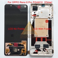 Original Amoled For Oppo Reno 8 Pro 5G CPH2357 LCD Reno 8 Pro China PGAM10 Display Touch Screen For 