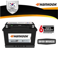 Hankook DIN100 SMF 60038 Car Battery for Mercedes W208 W211 W221 W163 W164 W210, BMW E38 E60 E90 E92