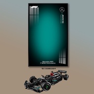 [Sg Seller][LED Light Style] WallMounted Display Frame 42207 SF24 Sports Car Building Block Car Wall