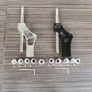 Universal KTUNED Shift Knob Extender (Black - Silver)