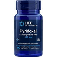 Life Extension Pyridoxal 5-Phosphate Caps 100 mg P5P, 90 Veg Capsules - Advanced Vitamin B6 Suppleme