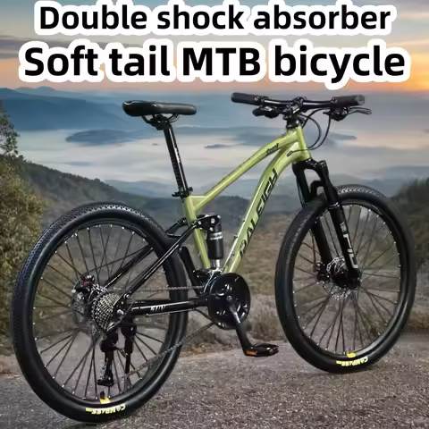 DH 26inch 29inch Soft Tail Mountain Bike MTB Downhill Mountain Bicycle Double Damping Bike Gravel Cr