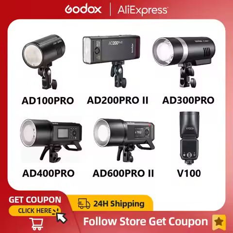 Godox V100 AD100PRO AD300PRO AD200PROII AD400PRO AD600PRO II Flash TTL Flash Compatible with Nikon C