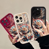 Anime Gundam Robot Mech Casing For OPPO R11 R11S RENO 2 3 4 5 6 Pro Plus Cartoon Shockproof Soft Camera Protective Silicone Fashion Hot Solid Color TPU Trend Brand Phone Case