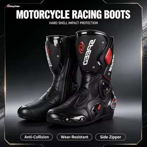 Riding Tribe Men Motorcycle Boots Moto Riding Racing Motocross Off-Road dirt bike Motorbike Motorcyc