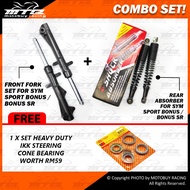 REDCICAK FRONT FORK SET + REAR ABSORBER FOR SYM SPORT BONUS BONUS SR COMBO SET GET FREE GIFT