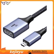 [kejie] Micro -Compatible Microphone Adapter 8K 60Hz 3D for 7 4 Cable