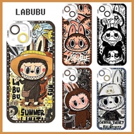 Cartoon Trend Brand Cool POP MART Labubu Sketch Clear Silicone Soft Phone Case For Samsung S24 S20 S21 S22 S23 S30 Plus Ultra S20 S21 S23FE A13 A23 A34 A54 A53 Shockproof Cover