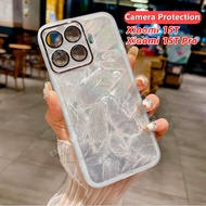 Xiaomi 15T 15TPro 2025 Glitter Feather Pattern Silicone Soft Casing For Xiaomi 15T 15T 15 T T15 15TP