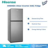 Hisense 240L 2 Door Inverter Fridge  RT306N4ABN1 Refrigerator