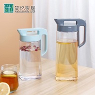 日本ASVEL冷水壺塑料家用密封涼水壺檸檬水壺耐高溫冰箱飲料茶壺