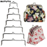 BUTUTU Purse Frame Kiss Clasp, Metal Vintage Purse Clasp Frame, Mini Bag Hardware Bag Kiss Clasp Loc