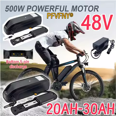 48V 20-30AH 18650 Battery 35AH BMS 5-pin Hailong Easy Installation 24H Ship Air Transport Configurat