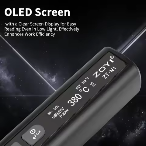 Multi Welding Pen For Home Maintenance Welding ZOYI ZT-N1 Smart Soldering Iron 96W Electrician Porta
