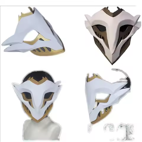 LOL Arcane Ekko The Boy Who Shattered Time Cosplay Mask Game Men Halloween Carnival Party Mask Masqu