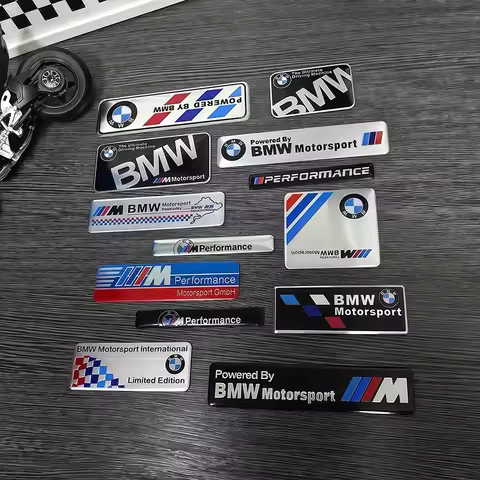 1Pcs 3D Metal Stickers Car Body Trunk Decal For BMW M E46 E90 E60 F30 G20 X1 X2 X3 X4 X5 X6 X7 i3 i4
