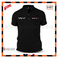 Polo T Shirt Sulam Perodua Myvi Advance VVT-i Baju Club Myvi Alza Bezza Cotton Fashion Embroidery Ja