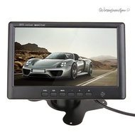 【COD】 HD 800 x 480 7 Inch Color TFT LCD Car Rear View Monitor With 2Ch Video