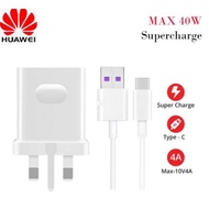 Original Huawei P30 P20 PRO MATE 40 40 Pro HONOR 7 7i 8i NOVA 4E 5T SuperCharge 5A Power Adapter Charger+Type C Cable Mate30,P30,p40