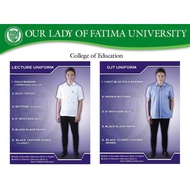 QUALITY OLFU EDUCATION UNIFORM | FAST SHIPPING | OUR LADY OF FATIMA UNIVERSITY