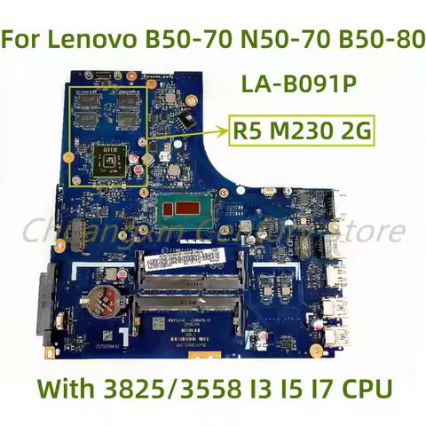The LA-B091P motherboard is suitable for Lenovo B50-70 N50-70 B50-80 laptop CPU: 3825U/3558U I3 I5 I