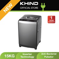 KHIND 15KG Fully Auto Washing Machine WM150A Inverter (Sales)