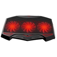LED Hi-Speed Fan Notebook Cooler Adjustable Dual USB Laptop Cooling Pad Stand VI
