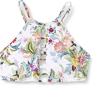 Sylvie Flirty Lingerie Women's Brune Bikini Top, Multicoloured (Flower Print 8888), 38B