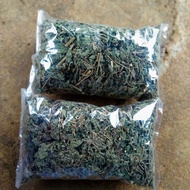 Dry kirinyuh leaves/prevents cervical cancer/treats vertigo/