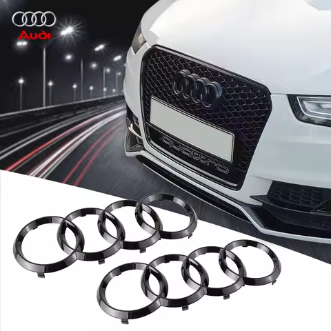 3D ABS Original Car Front Rear Trunk Emblem Replacement Accessories For AUDI A3 A5 A4L A4 A1 A6L A7 