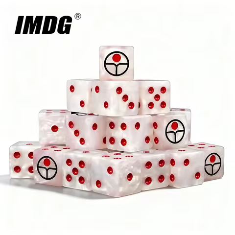 10pcs/Pack 16mm Resin 40K Titanium Empire Legion Board Game Dice Cubes Accessories Latest Version