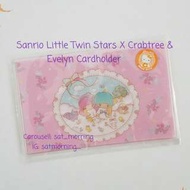 【包郵】Sanrio Little Twin Stars X Crabtree & Evelyn Cardholder 三麗鷗 X 瑰柏翠 雙子星 咭套