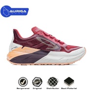 910 NINETEN GEIST EKIDEN TRAIL Trail Shoes - MAROON/ GREY YELLOW