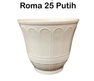 Pot plastik Roma 25 - Pot bunga cantik roma 25